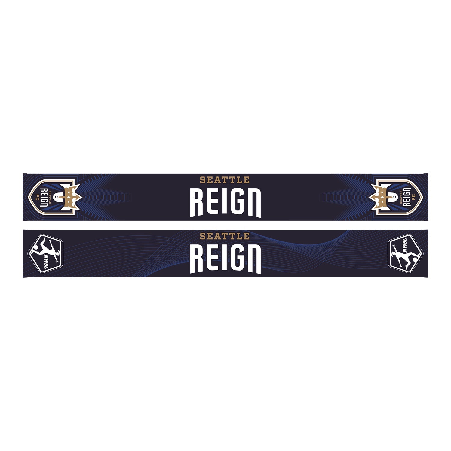 NWSL 2024 Draft Seattle Reign Navy Scarf - Front View