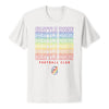 Unisex Seattle Reign Pride Repeat White Tee - Front View