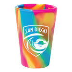 WinCraft San Diego Wave Hippie Silicone Shot Glass - Front View