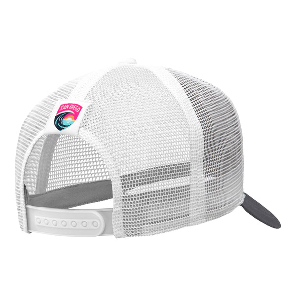 Adult Nike San Diego Wave Sunset White Trucker Hat