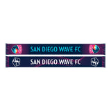 NWSL 2024 Draft San Diego Wave Navy Scarf - Front View