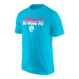 Unisex San Diego Wave Nike Blue Statement Tee