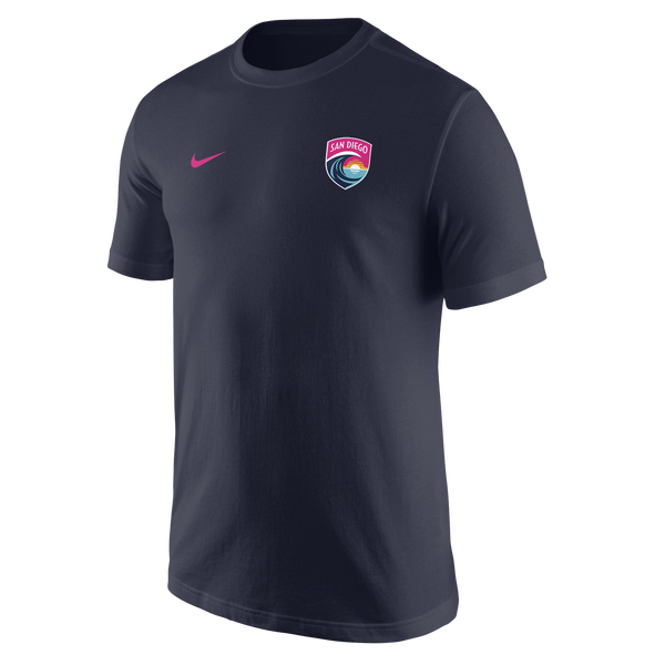 Unisex Nike San Diego Wave FC Alex Morgan Navy Tee