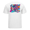 Unisex San Diego Wave Mosaic Motion White Tee