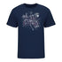 Unisex San Diego Wave Map Navy Tee