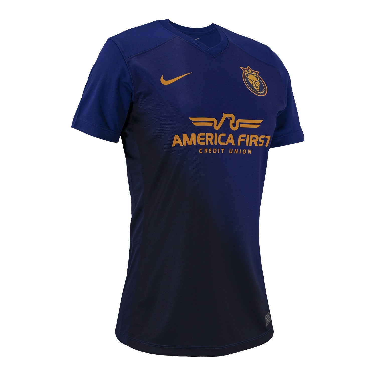 Women's Nike 2024 Utah Royals FC Secondary Mountain Heir Replica Jersey - Side View