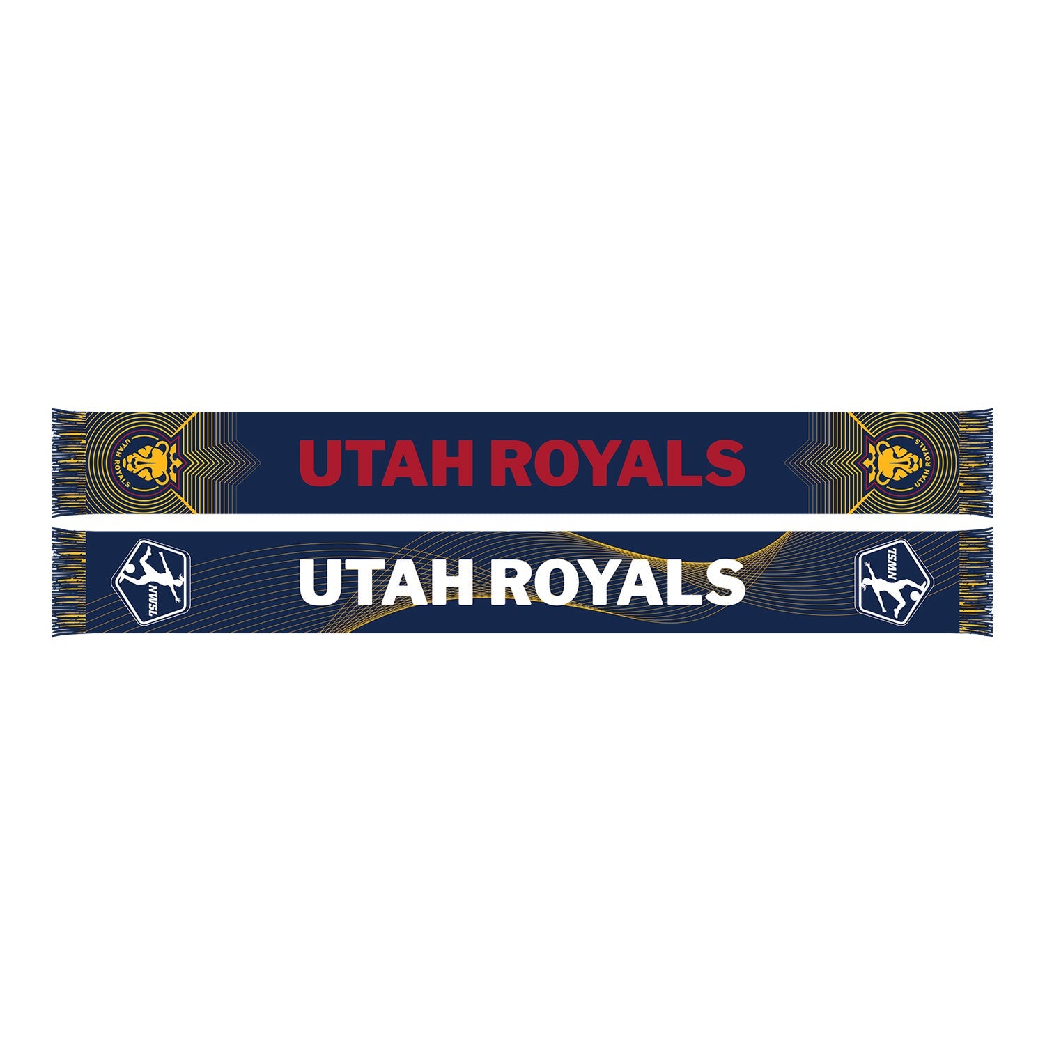 NWSL 2024 Draft Utah Royals Blue Scarf - Front View