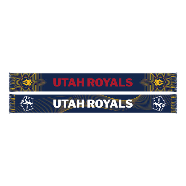 NWSL 2024 Draft Utah Royals Blue Scarf - Front View