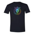 Unisex Utah Royal Pride Crest Black Tee - Front View