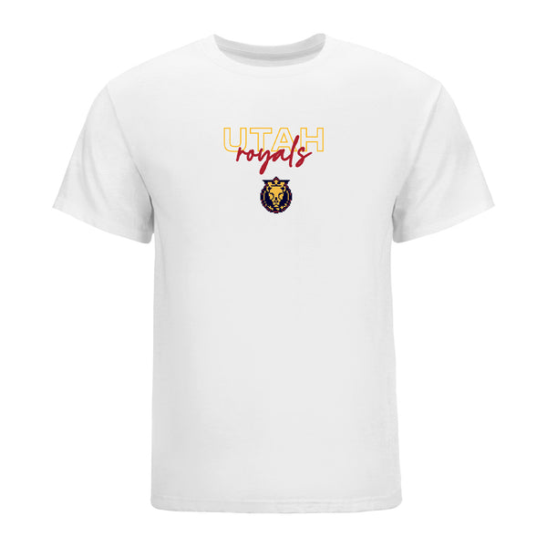 Unisex Utah Royals Mosaic Motion White Tee