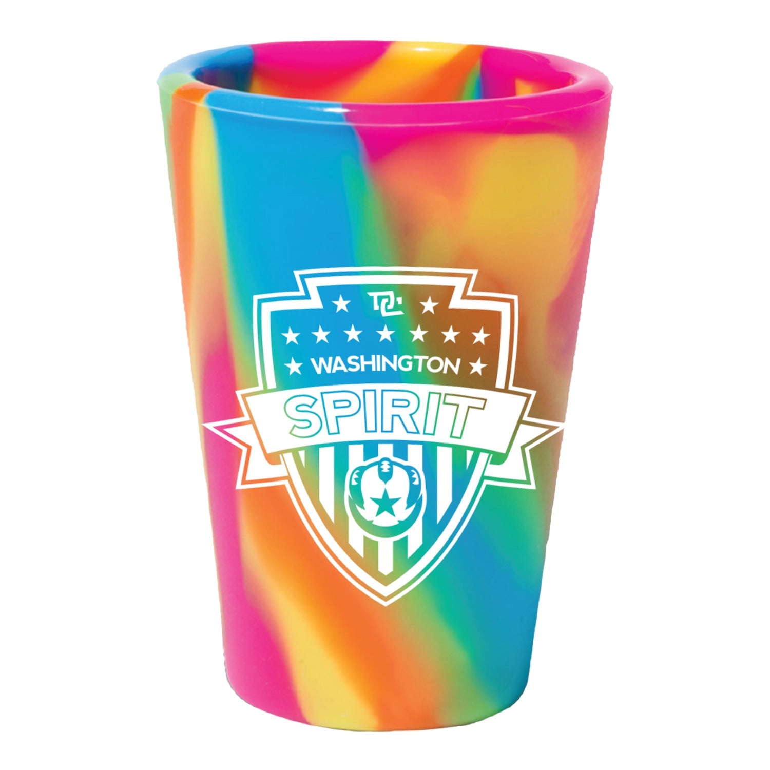 WinCraft Washington Spirit Hippie Silicone Shot Glass - Front View