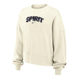 Women's Washington Spirit Nike Off-White Status Crewneck