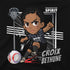 Unisex Washington Spirit Croix Bethune Chibi Black Tee