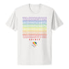 Unisex Washington Spirit Pride Repeat White Tee - Front View