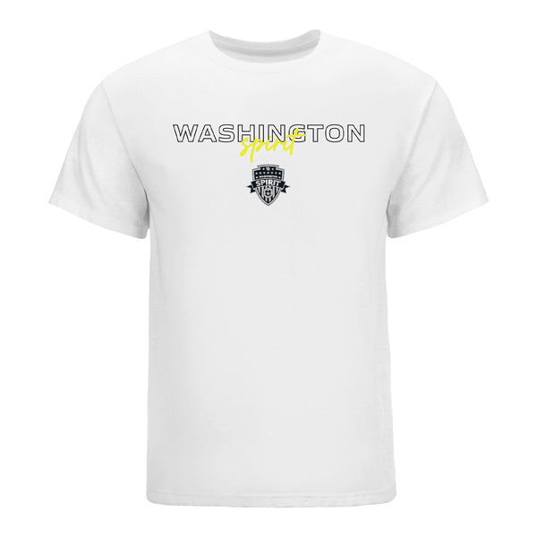 Unisex Washington Spirit Mosaic Motion White Tee