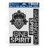 WinCraft Washington Spirit 3-Pack Stickers - Front View