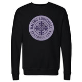 Unisex Racing Louisville Black Vintage Primary Logo Sweatshirt