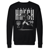 Unisex Washington Spirit Black Ashley Hatch Bitmap Sweatshirt