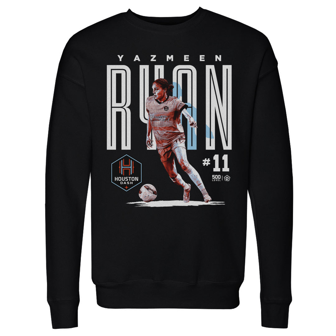 Unisex Houston Dash Yazmeen Ryan Bitmap Crewneck Sweatshirt