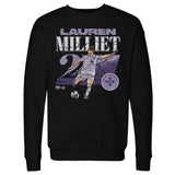 Unisex Racing Louisville Lauren Milliet Cracked Number Long Sleeve Tee