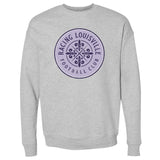 Unisex Racing Louisville Black Vintage Primary Logo Sweatshirt