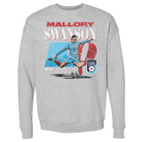 Unisex Chicago Stars Mallory Swanson Cracked Number Crewneck Sweatshirt