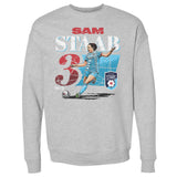 Unisex Chicago Stars Sam Staab Cracked Number Crewneck Sweatshirt