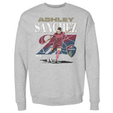 Unisex North Carolina Courage Ashley Sanchez Cracked Number Crewneck