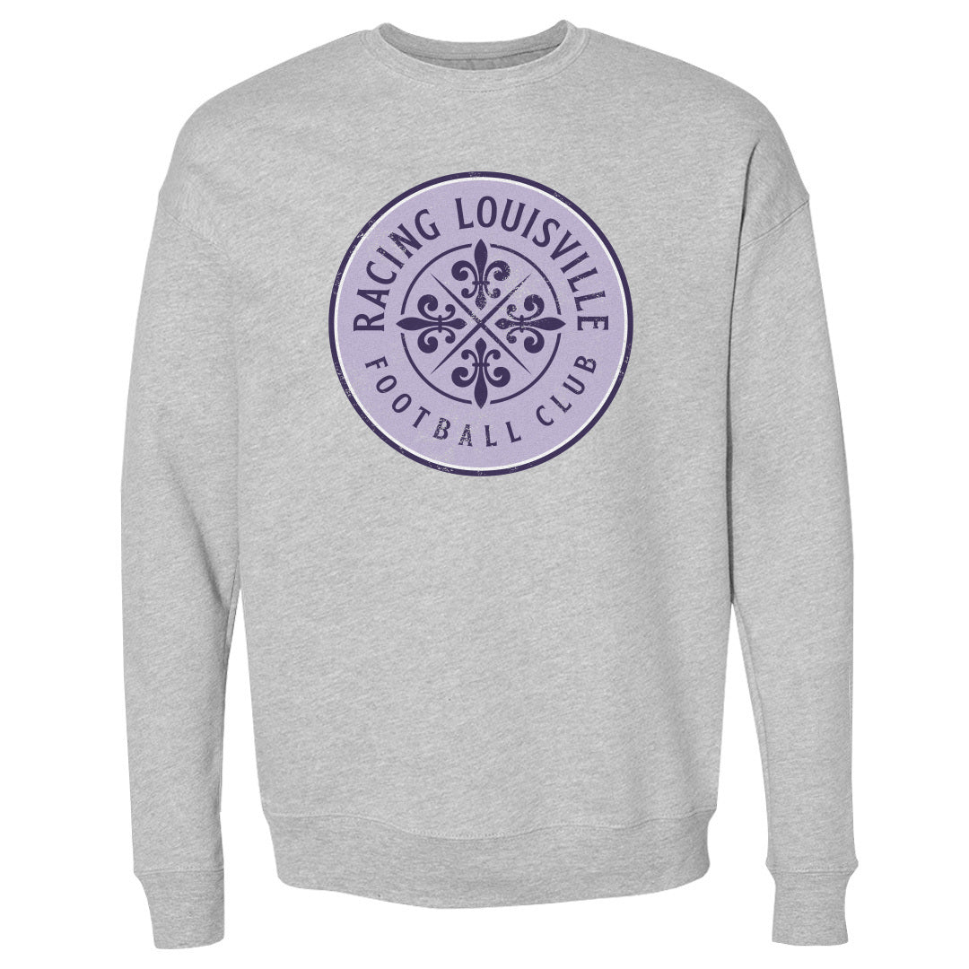 Unisex Racing Louisville Black Vintage Primary Logo Sweatshirt