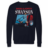 Unisex Chicago Stars Mallory Swanson Cracked Number Crewneck Sweatshirt