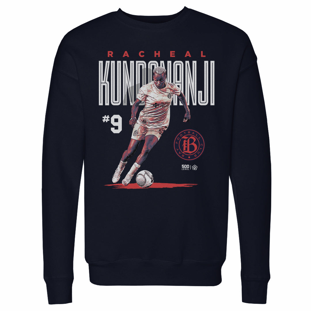 Unisex Bay FC Racheal Kundananji Bitmap Crewneck Sweatshirt