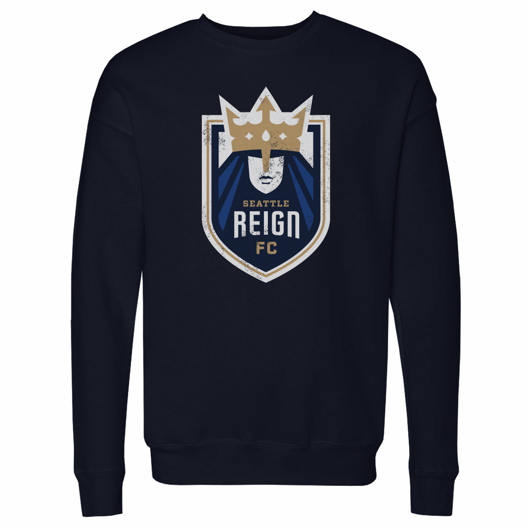Unisex Seattle Reign FC Gray Vintage Primary Logo Sweatshirt