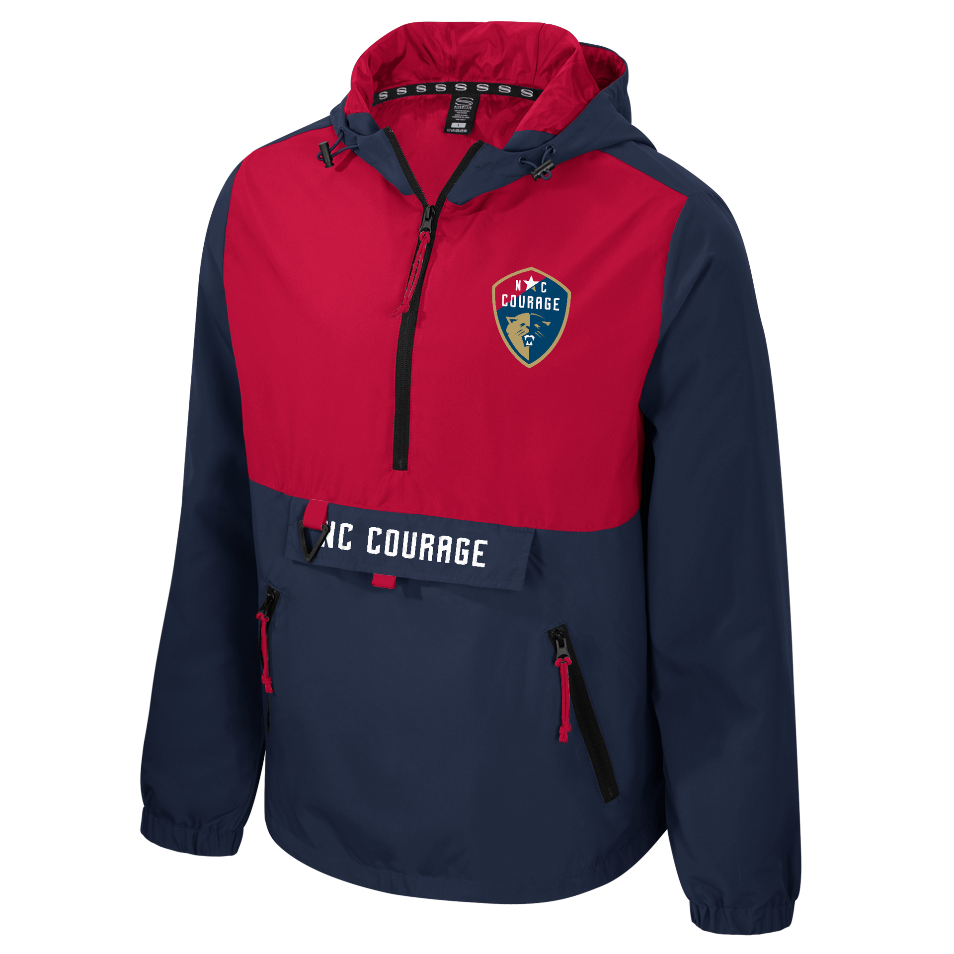 Unisex NC Courage Legends Quarter-Zip Woven Jacket – NWSL SHOP