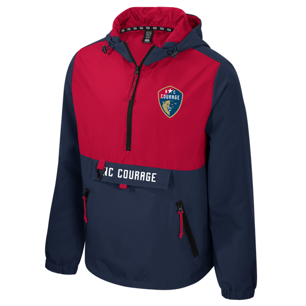 Unisex NC Courage Legends Quarter-Zip Woven Jacket – NWSL SHOP