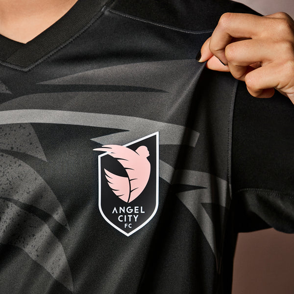Women's Nike 2024 Angel City FC Primary Moonlight Replica Jersey - Angel City FC Logo Close-up