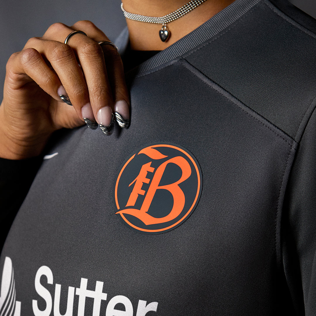 Women's Nike 2024 Bay FC Secondary Replica Jersey - Bay FC Logo Close-up