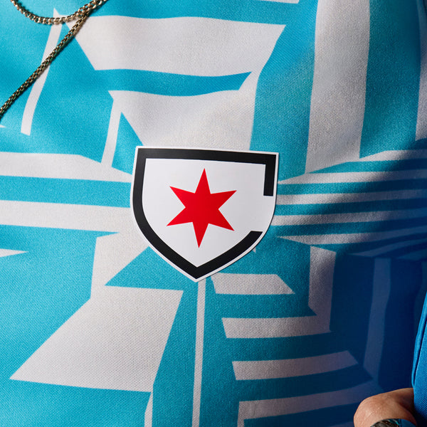 Women's Nike 2024 Chicago Red Stars Primary Replica Jersey - Chicago Red Stars Logo Close-up
