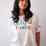 Unisex NWSL On Equal Footing Ivory Tee