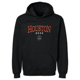 Unisex Houston Dash Black Arched Wordmark Hoodie