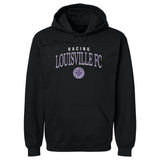 Unisex Racing Louisville Black Arched Wordmark Hoodie