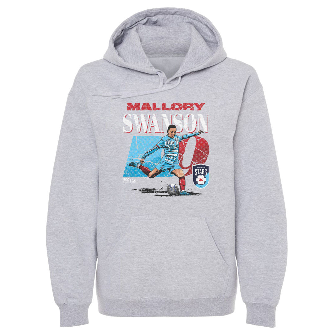Unisex Chicago Stars Mallory Swanson Cracked Number Hoodie
