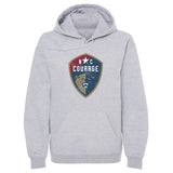 Unisex NC Courage Vintage Primary Logo Hoodie