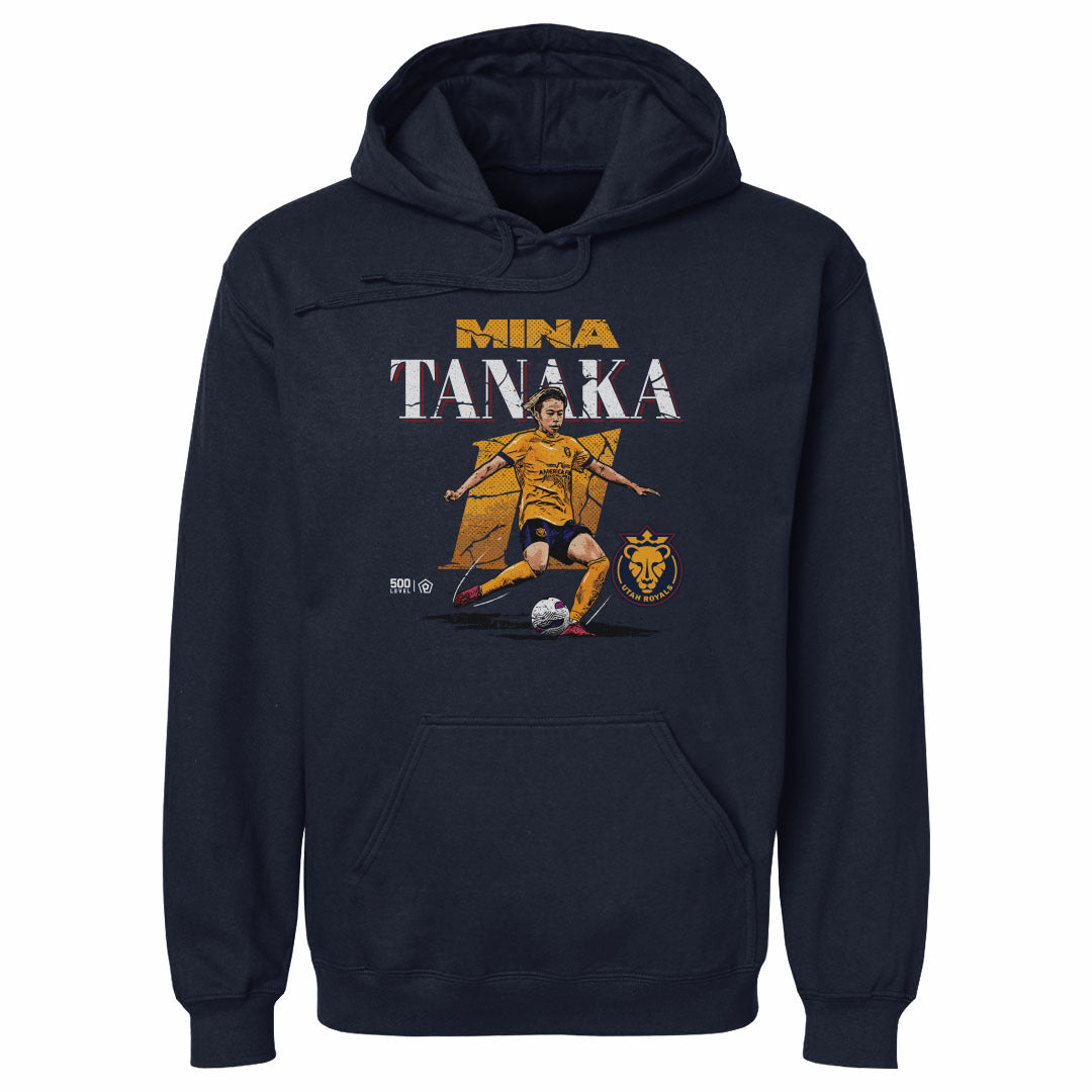 Unisex Utah Royals Mina Tanaka Cracked Number Hoodie