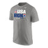 Men's Nike OL Reign x USWNT Grey Tee - Front View
