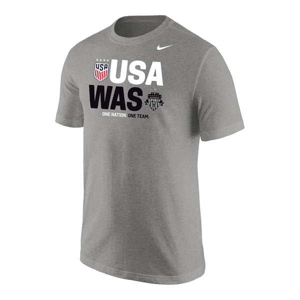 Men's Nike Washington Spirit x USWNT Grey Tee - Front View