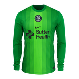 Unisex Bay FC Nike Green 2025 Jordan Silkowitz Replica Goalkeeper Jersey