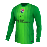 Unisex San Diego Wave Nike Green 2025 Kailen Sheridan Replica Goalkeeper Jersey