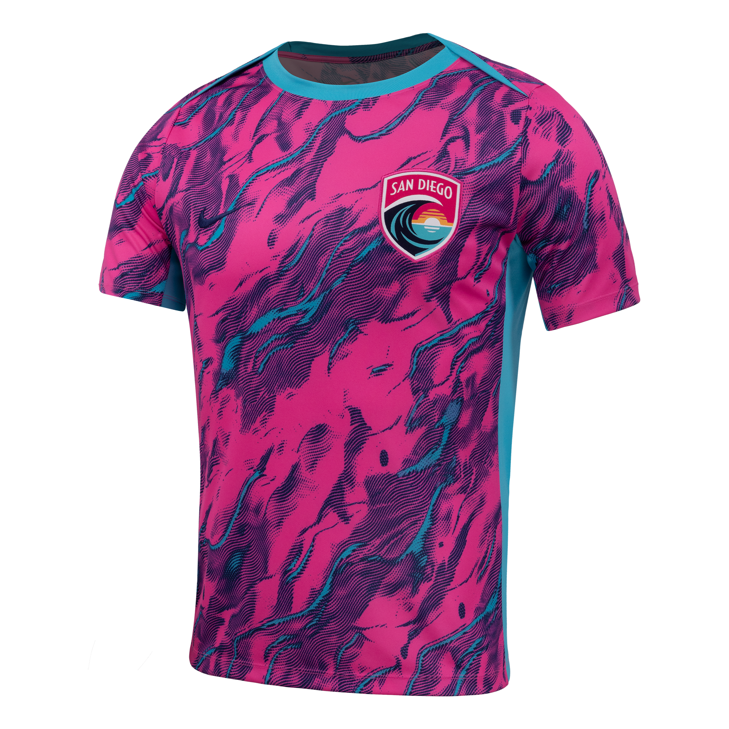 Unisex San Diego Wave Nike Pink 2025 Pre-Match Top – NWSL SHOP Unisex San Diego Wave Nike Pink 2025 Pre-Match Top – NWSL SHOP