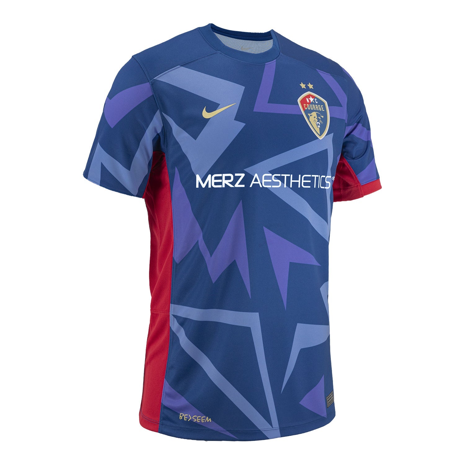 ユニフォーム　notforresale 2024 Unisex NC Courage Nike Blue Primary Replica Customizable