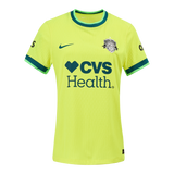 Women's Washington Spirit NWSL Yellow Shockwave Secondary Authentic Jersey